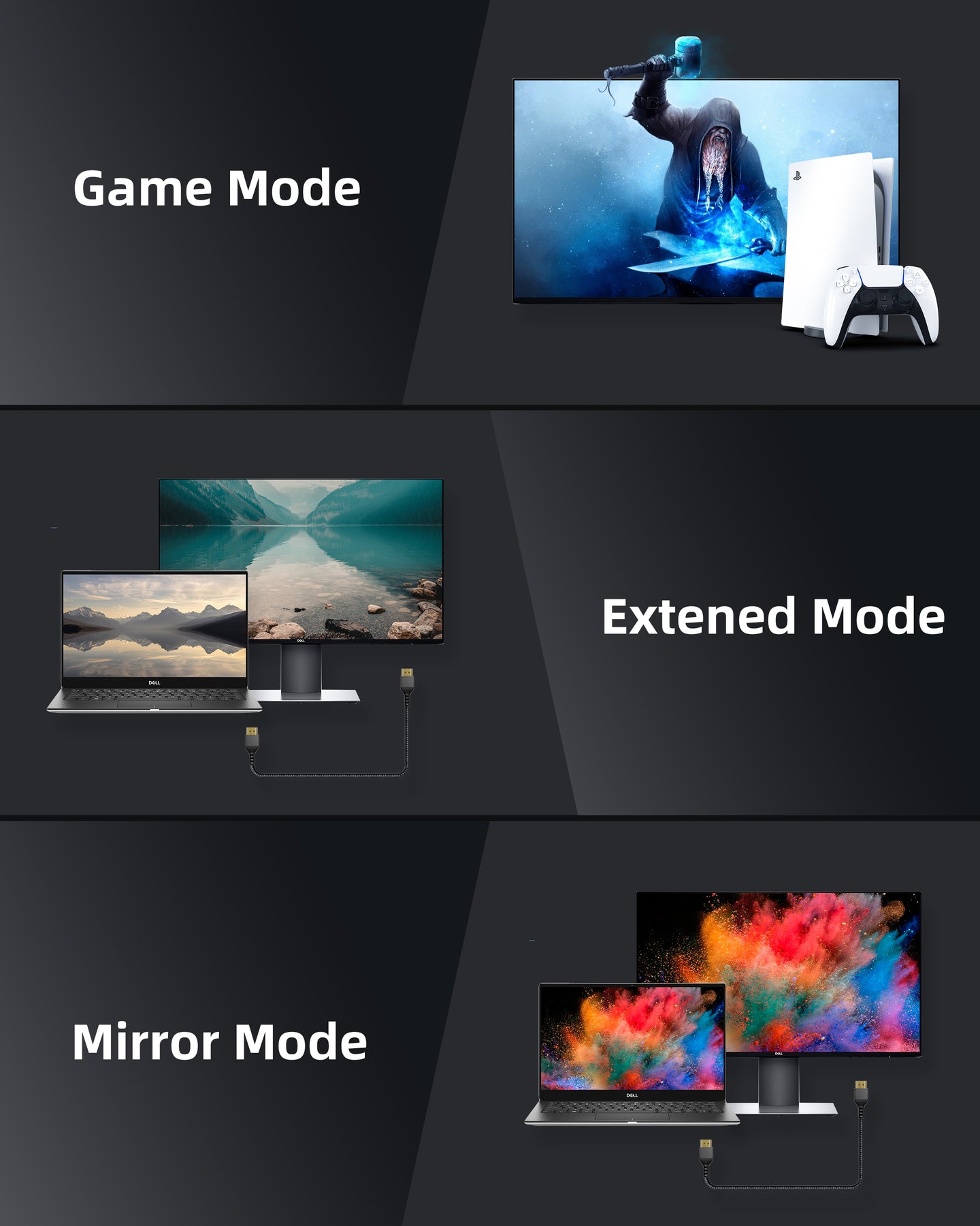 Ubluker 10K 8K 4K HDMI Cable 48Gbps 6M, Certified Ultra High Speed HDMI® Cable 4 | UK